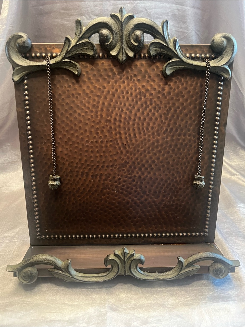 Antique cooper Cookbook Holder - GG Collection